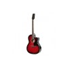 Carlos Acoustic Guitar C901 - Red - Include Free Soft Case