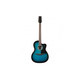 Carlos Acoustic Guitar C901 - Shaded Blue - Include Free Soft Case