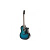 Carlos Acoustic Guitar C901 - Shaded Blue - Include Free Soft Case