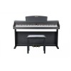 Dynatone SLP-150 Upright Digital Piano With Bench - Black