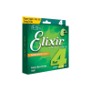 Elixir Strings 14002 Nanoweb Electric Bass Guitar Strings - .040-.095 Super Light Long Scale 4-string