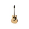 Epiphone Guitar Acoustic DR-100 Natural Any of 2 Packs Strings, 3pcs Alice Picks, Includes Hardshell Case