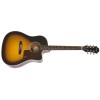 Epiphone Guitar J-15ce Deluxe - Cutaway Acoustic Electric Outfit - Vintage Sunburst - Include Hard Case