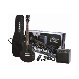 Epiphone Electric Guitar Les Paul Player Pack 10 Watts - Black Color