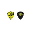 Dunlop EVHP04 Eddie Van Halen Tin Pick - Black With Yellow - 6 Picks Per Pack