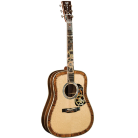 Martin D-200 Deluxe Dreadnought Acoustic Guitar Serial Number 21 of 50 - Brazilian Rosewood- Includes Wearable Wristwatch from RGM and Martin Aluminum Hard Shell Case