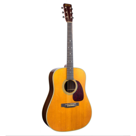 Martin Rich Robinson Custom Signature Edition D-28 Acoustic Guitar - Natural - Includes Martin Hard Shell Case