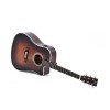 Sigma Guitars DTC-1E-SB Semi Acoustic Guitar - High Gloss Vintage Sunburst - Include Softcase