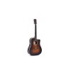 Sigma Guitars DTC-1E-SB Semi Acoustic Guitar - High Gloss Vintage Sunburst - Include Softcase