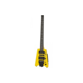 Steinberger Spirit GT-PRO Deluxe Outfit Travel Guitar™ - Hot Rod Yellow - Included Deluxe Gigbag