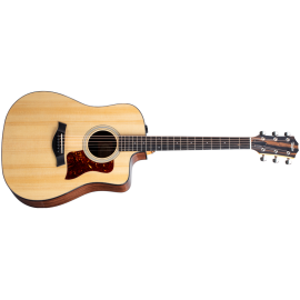 Taylor Guitar 210ce Plus Dreadnought Acoustic-Electric Guitar - Natural - Includes Taylor Gig Bag