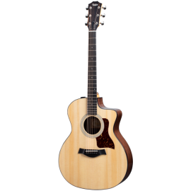 Taylor Guitar 214ce Plus Grand Auditorium Acoustic-Electric Guitar - Natural - Includes Taylor Gig Bag