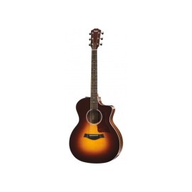 Taylor guitar 214ce Deluxe Grand Auditorium - Tobacco Sunburst - Includes Taylor Deluxe Hardshell Brown