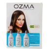 Ozma Protein  HAIR Taming Brazilian    System  علاج تنعيم البروتين طقم علاج البروتين البرازيلي Hair Straightening Natural Ingredients kit 150 ML*3