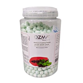  OZMA Clavo Mani Soaking Tablets, Papaya & Green Tea , Replenishes Moisture and Soothes Skin, Giving Calming Effect, Fresh and Clean Nails 2800 G