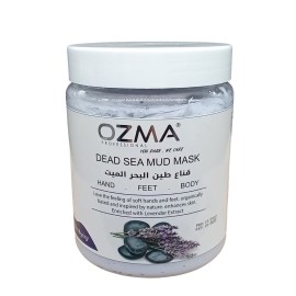 OZMA Clavo  Dead Sea Mud Mask Infused with Lavender - All Natural - Spa Quality Pore Reducer to Help with Acne, Blackheads and Oily Skin Tightens Skin for A Healthier Complexion .1 Kg