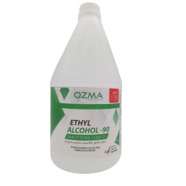 OZMA  Alcohol 90% Solution Antiseptics & Disinfectants Trigger Spray –Moisturizers - Sanitizers - Quick Action - 3.78 L