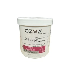 OZMA ACTYVA Garlic Nutritious Moisturizing Repair Hair Treatment Cream Enriched with Keratin  1000ML 