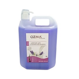 OZMA Moisturizing  Hair  Shampoo .Improved Formula  | Cleansing And Energizing | For ALL Hair Types . Lavender Extract  5L